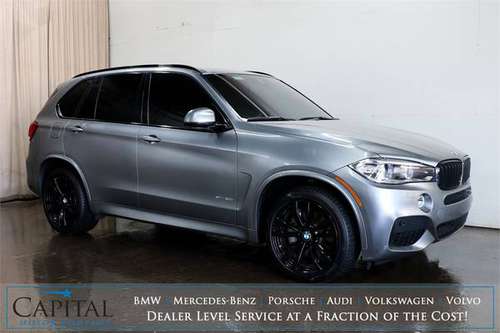 Blacked Out V8 BMW X5 50i w/445hp V8, 20" Rims! - cars & trucks - by... for sale in Eau Claire, WI