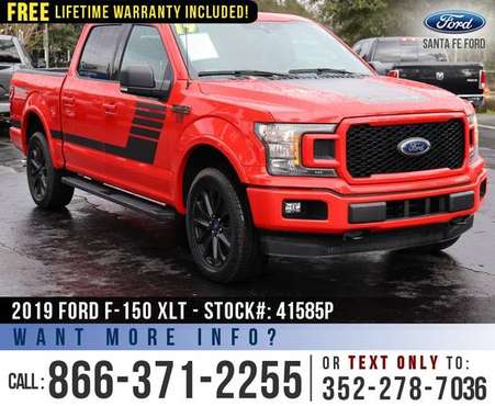 2019 FORD F150 XLT Ecoboost, Remote Start, Touchscreen for sale in Alachua, FL
