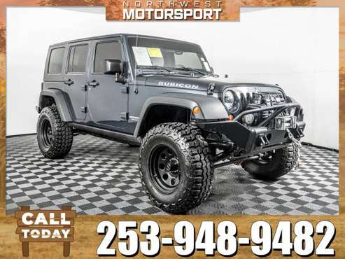 Lifted 2008 *Jeep Wrangler* Unlimited Rubicon 4x4 for sale in PUYALLUP, WA