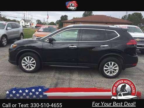 2017 Nissan Rogue SV suv Black - cars & trucks - by dealer - vehicle... for sale in Mansfield, OH