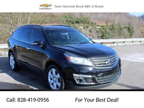 2016 Chevy Chevrolet Traverse LT suv Black - cars & trucks - by... for sale in Boone, NC