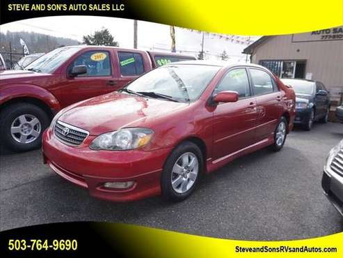 2005 Toyota Corolla S 4dr Sedan - - by dealer for sale in Happy valley, OR