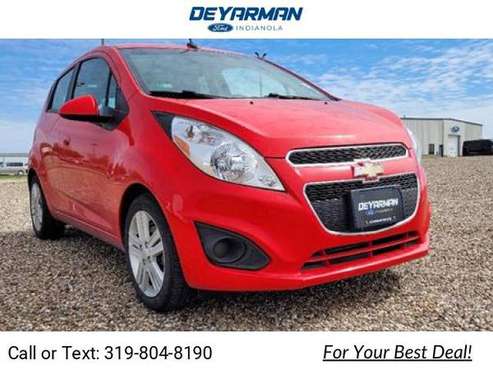2014 Chevy Chevrolet Spark LT sedan Red - - by dealer for sale in Indianola, IA
