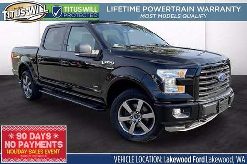 2016 Ford F-150 4x4 4WD F150 Truck XLT Crew Cab - cars & trucks - by... for sale in Lakewood, WA