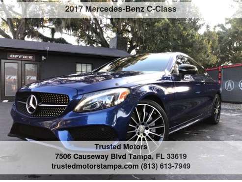 17 MERCEDES BENZ C 300 SPORT COUPE with Aluminum Side Windows Trim... for sale in TAMPA, FL