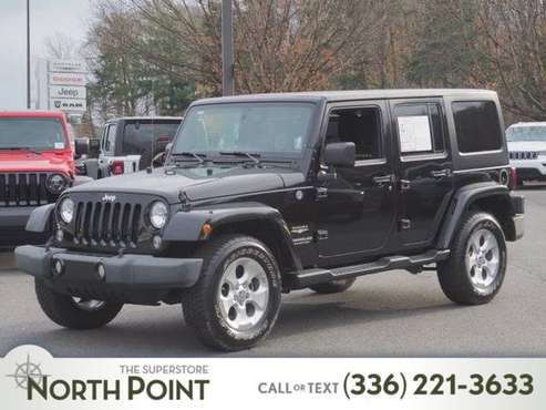 *2015* *Jeep* *Wrangler Unlimited* *Sahara* - cars & trucks - by... for sale in Winston Salem, NC