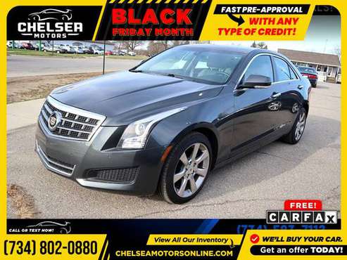 $239/mo - 2014 Cadillac ATS 2.0L Turbo Luxury AWD - Easy Financing!... for sale in Chelsea, MI