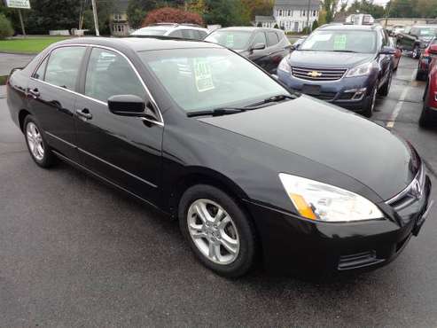 ****2007 HONDA ACCORD EX-L 4 CYL-ONLY 91,000 MILES-LTHR-SR-RUNS GREAT for sale in East Windsor, MA