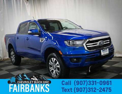 2019 Ford Ranger LARIAT 4WD SuperCrew 5' Box - cars & trucks - by... for sale in Fairbanks, AK