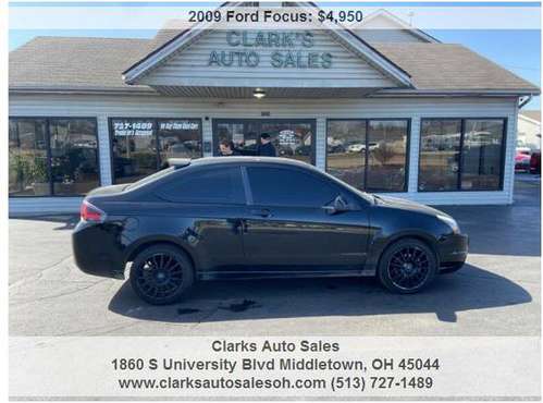 2009 Ford Focus SES 2dr Coupe 110553 Miles - - by for sale in Middletown, OH
