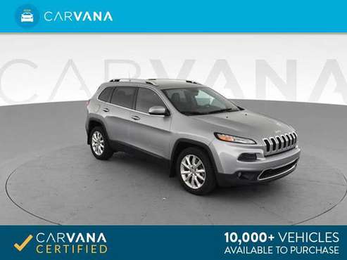 2016 Jeep Cherokee Limited Sport Utility 4D suv Silver - FINANCE for sale in Knoxville, TN
