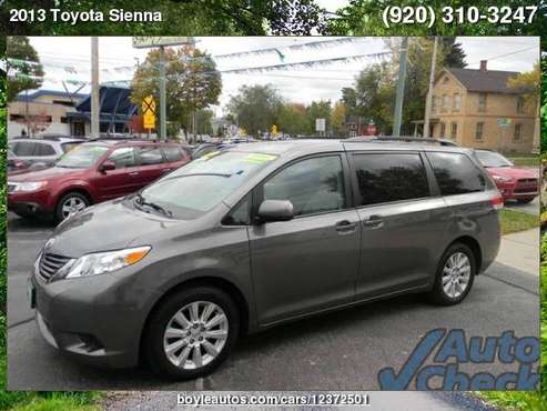 2013 Toyota Sienna LE 7 Passenger AWD 4dr Mini Van with for sale in Appleton, WI
