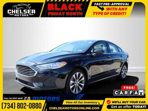 $268/mo - 2019 Ford *Fusion* *SE* *AWD!* *AWD* - Easy Financing! -... for sale in Chelsea, MI