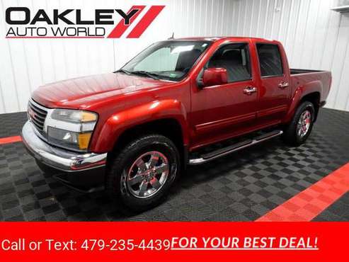 2011 GMC Canyon 4WD SLE1 Crew Cab pickup Red - cars & trucks - by... for sale in Branson West, AR