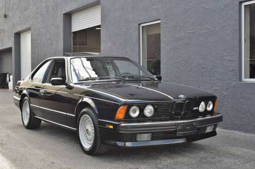 1988 BMW M6 E24 Low Miles Mint condition-Documented Service History... for sale in Miami, NY