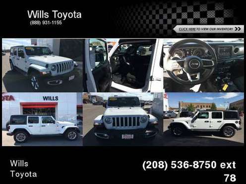 2019 Jeep Wrangler Unlimited Sahara - cars & trucks - by dealer -... for sale in Twin Falls, ID