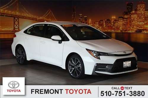 *2020* *Toyota* *Corolla* *SE* - cars & trucks - by dealer - vehicle... for sale in Fremont, CA