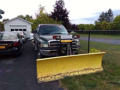 2002 Dodge Ram 4X4 2500 Quad cabwith Plow for sale in Plattsburgh, New York, VT