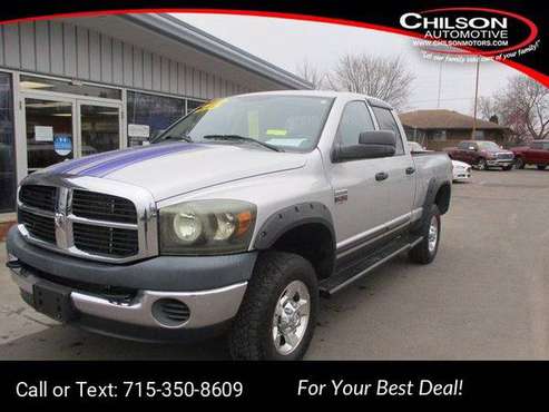 2007 Dodge Ram 2500 Big Horn pickup Silver - cars & trucks - by... for sale in Cadott, WI