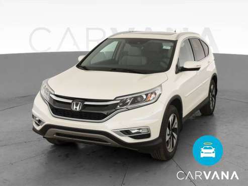 2015 Honda CRV Touring Sport Utility 4D suv White - FINANCE ONLINE -... for sale in Washington, District Of Columbia