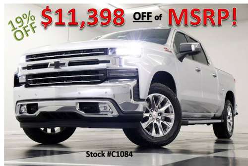 WAY OFF MSRP! NEW Silver 2021 Chervolet 1500 LTZ 4WD Crew Cab... for sale in clinton, OK