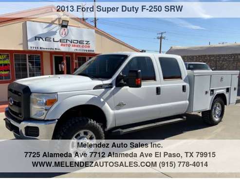 2013 Ford Super Duty F-250 SRW 4WD Crew Cab 156 XL - cars & trucks -... for sale in El Paso, TX