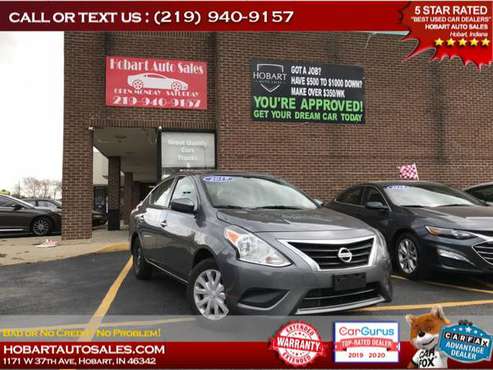 2019 NISSAN VERSA S $500-$1000 MINIMUM DOWN PAYMENT!! APPLY NOW!! -... for sale in Hobart, IL
