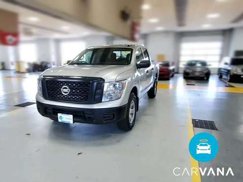 2019 Nissan Titan Crew Cab S Pickup 4D 5 1/2 ft pickup Silver - -... for sale in Manchester, NH