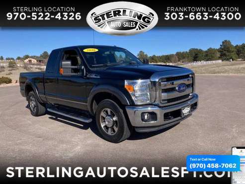 2016 Ford Super Duty F-250 F250 F 250 SRW 2WD SuperCab 158 Lariat for sale in Sterling, CO