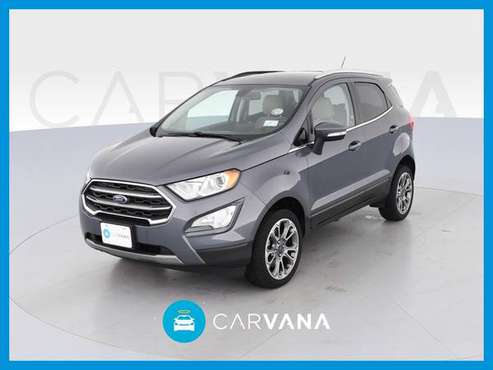 2018 Ford EcoSport Titanium Sport Utility 4D hatchback Gray for sale in Ronkonkoma, NY