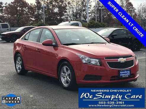 2014 Chevrolet Chevy Cruze 1LT WORK WITH ANY CREDIT! - cars & trucks... for sale in Newberg, OR