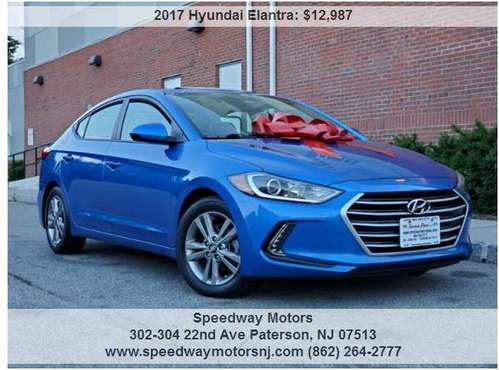 2017 Hyundai Elantra - cars & trucks - by dealer - vehicle... for sale in Paterson, NJ