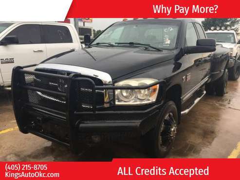 2008 Dodge Ram 3500 4WD Quad Cab 160.5" SLT 500 down with trade ! BAD for sale in Oklahoma City, OK