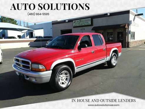 2002 Dodge Dakota SLT CrewCab*122K*V6*Full Pwr*Red n Ready!WE... for sale in Mesa, AZ