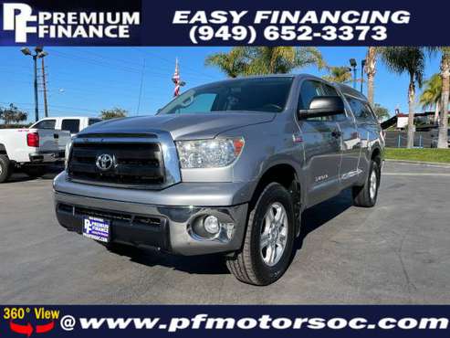 2011 TOYOTA TUNDRA 4X4 5.7L CAMPER SHELL DOUBLE CAB 1 OWNER CLEAN -... for sale in Stanton, CA
