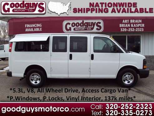2007 Chevrolet Express Cargo Van Access Cargo AWD 1500 135 - cars &... for sale in Waite Park, PA
