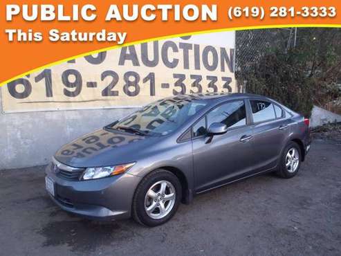 2012 Honda Civic Sdn Public Auction Opening Bid - cars & trucks - by... for sale in Mission Valley, CA