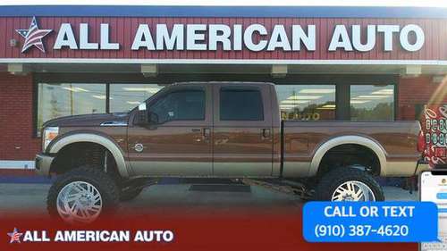 2011 Ford F250 Super Duty Crew Cab Lariat Pickup 4D 8 ft Ӻ for sale in Fayetteville, NC