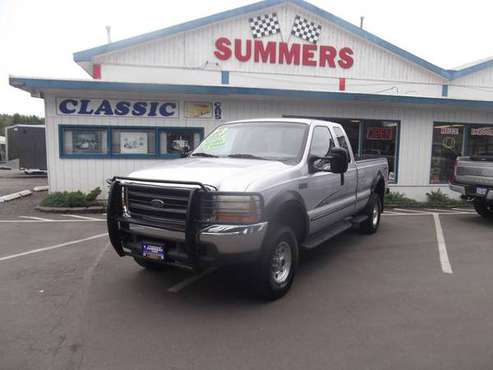 1999 FORD F350 SUPER CAB 4WD 7.3 DIESEL MANUAL 6 SPEED ONE OWNER for sale in Eugene, OR