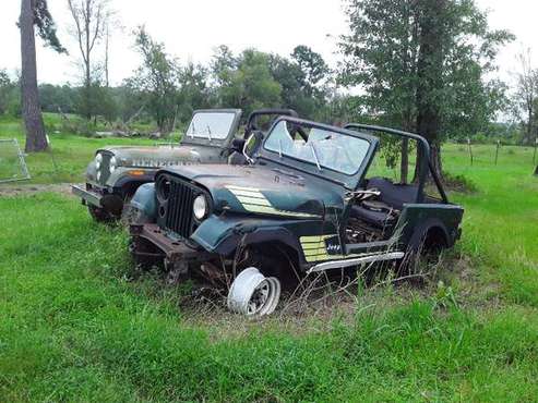 2 Jeep CJ7'S for sale. - cars & trucks - by owner - vehicle... for sale in Valdosta, GA