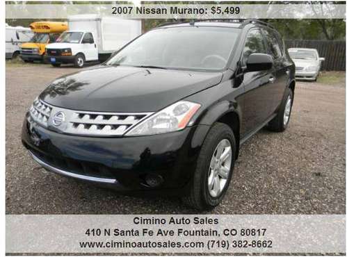 2007 Nissan Murano S AWD 4dr SUV 135568 Miles - cars & trucks - by... for sale in Fountain, CO