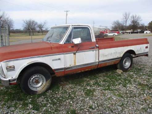 1971 Chevrolet 1/2 ton Long Bed PU - cars & trucks - by dealer -... for sale in Krebs, OK, OK