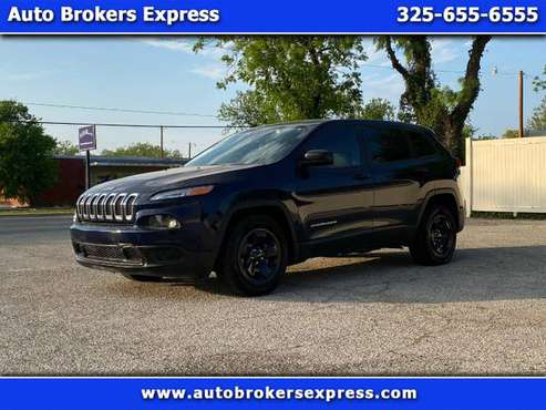 2016 Jeep Cherokee Sport FWD - - by dealer - vehicle for sale in SAN ANGELO, TX