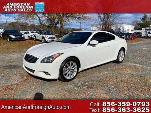 2012 Infiniti G37 Coupe 2dr x AWD - cars & trucks - by dealer -... for sale in Delanco, NJ
