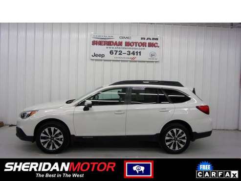 2015 Subaru Outback 2.5i Limited White - SM71650C **WE DELIVER TO MT & for sale in Sheridan, WY
