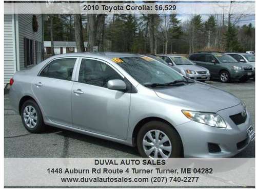 2010 Toyota Corolla LE 4dr Sedan 4A 126392 Miles for sale in Turner, ME