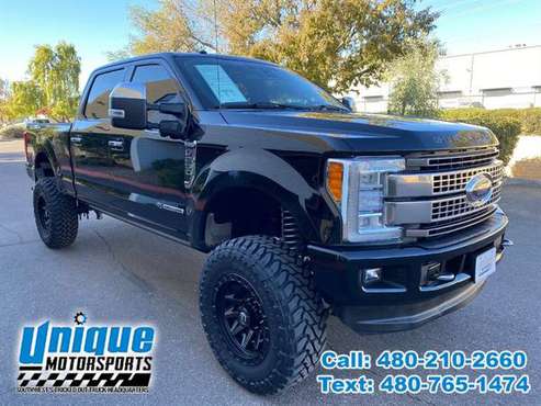2017 FORD F-250 CREW CAB PLATINUM TRUCK ~ LIFTED ~ 6.7 DIESEL ~ REA... for sale in Tempe, NV