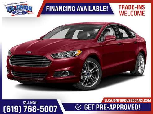 2016 Ford Fusion Titanium FOR ONLY 293/mo! - - by for sale in Santee, CA