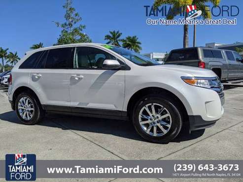 2014 Ford Edge Oxford White INTERNET SPECIAL! - cars & trucks - by... for sale in Naples, FL