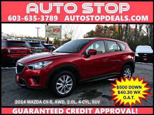 2014 MAZDA CX-5-AWD, 4-CYL, SUV-WE FINANCE! - cars & trucks - by... for sale in Pelham, ME